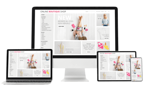 Responsive Website Design on Laptop, Desktop and Mobile