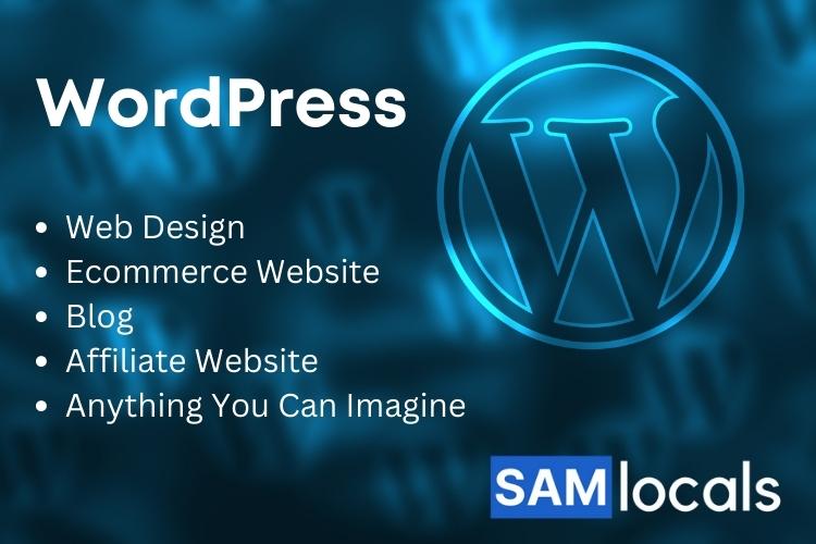 WordPress Website Design Services by Sam Locals