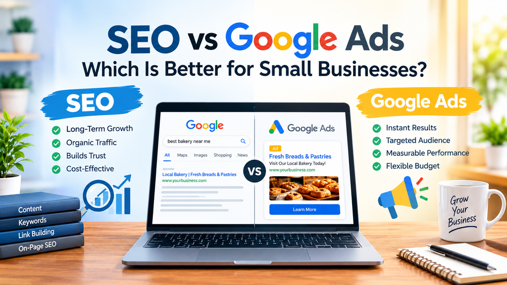 SEO vs Google Ads for Small Businesses
